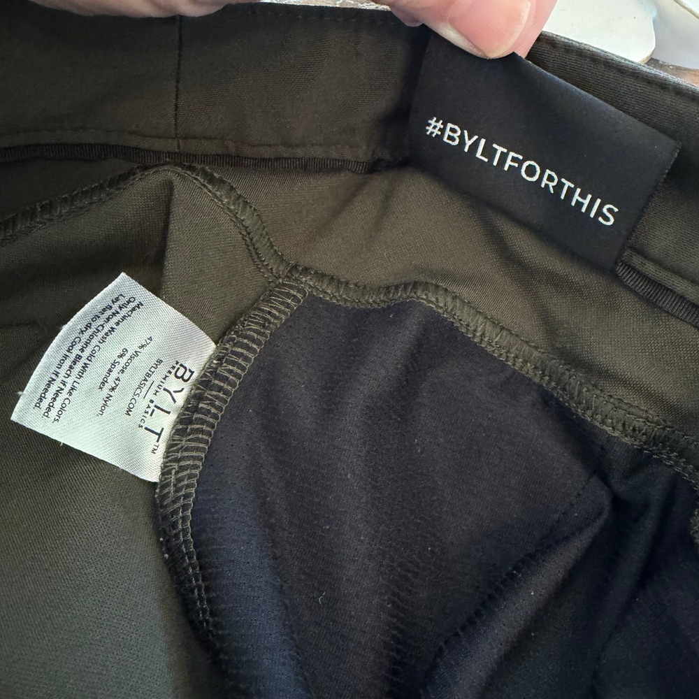 BYLT Premium Basics Everyday Pant 2.0 Dark Olive Green XXL Mens Stretch Chino - Picture 5 of 13